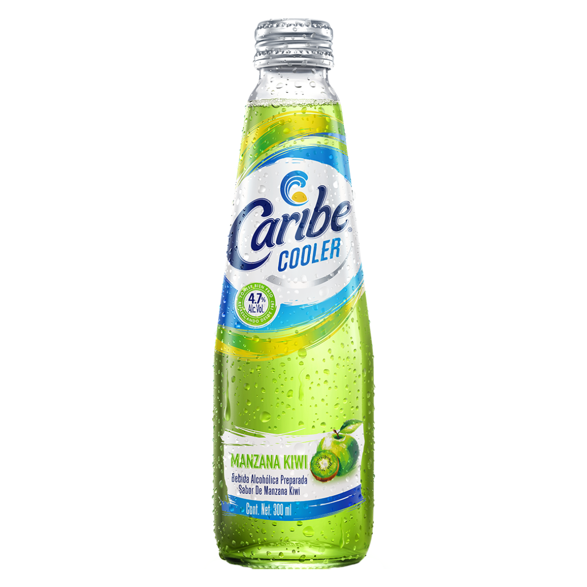 CARIBE COOLER MANZANA-KIWI 300 ML