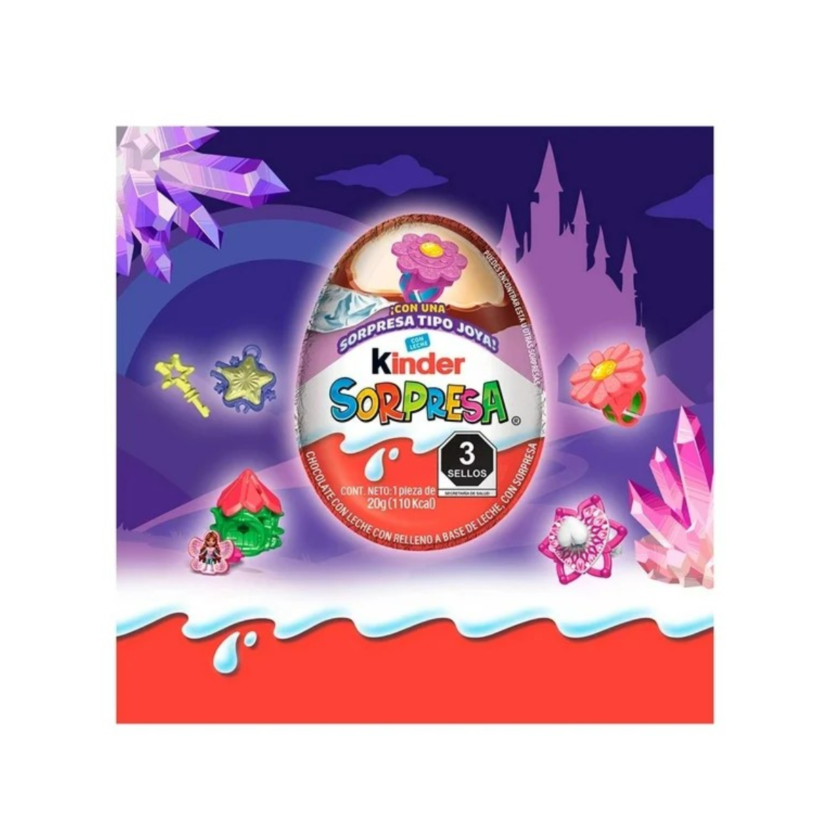 CHOCOLATE KINDER SORPRESA JOYAS T12