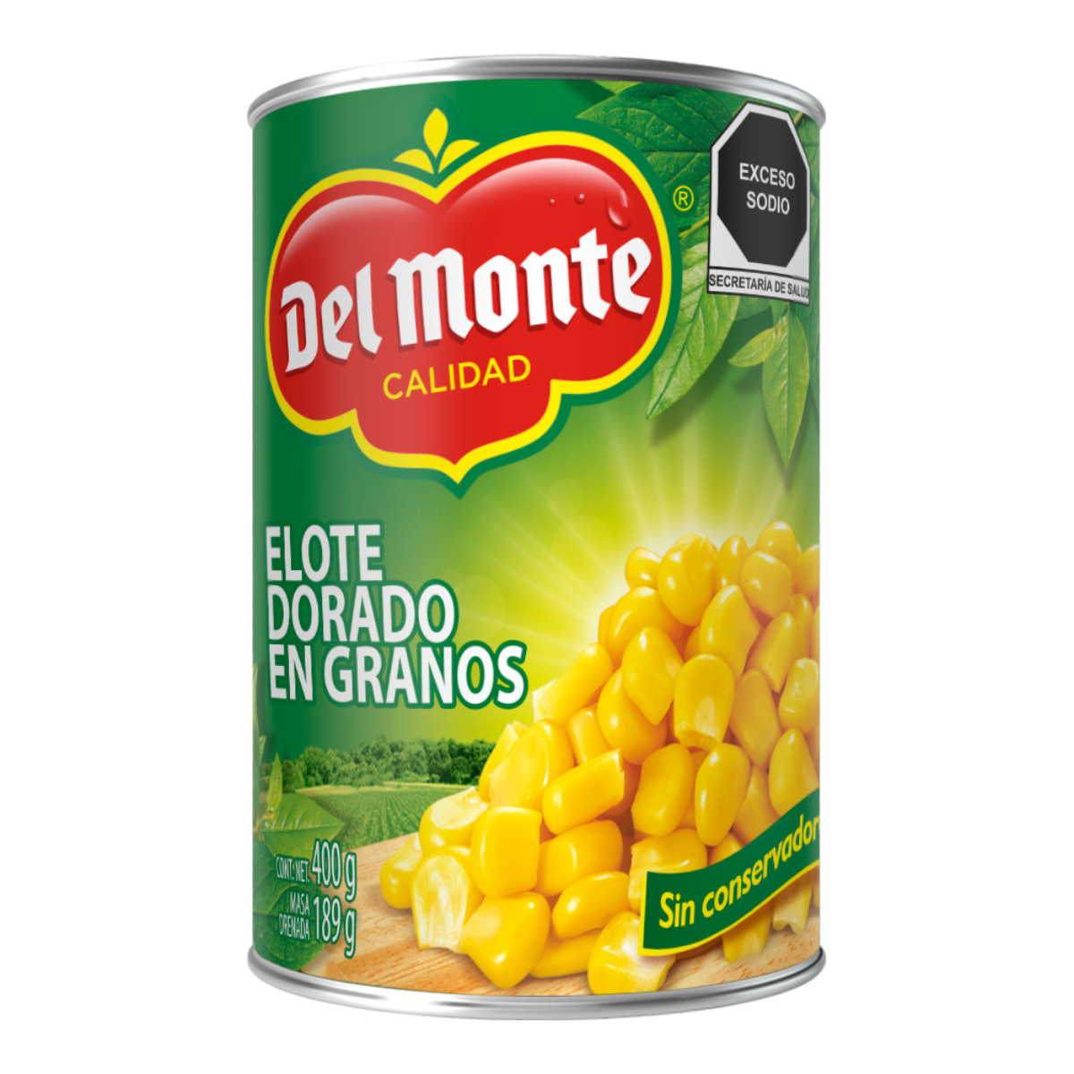 ELOTE DORADO EN GRANO DEL MONTE 400 GR