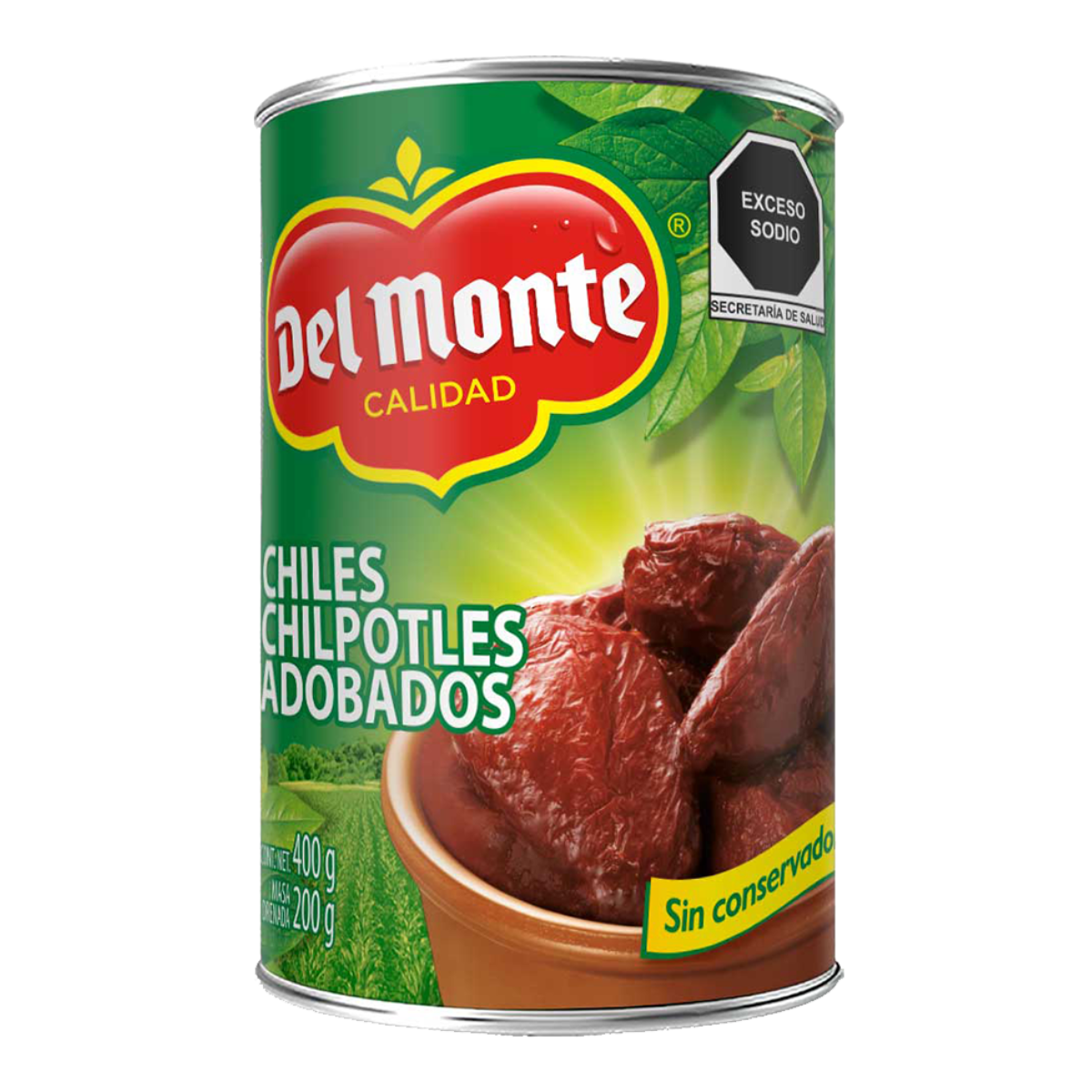 CHILPOTLES ADOBADOS DEL MONTE 400 GR