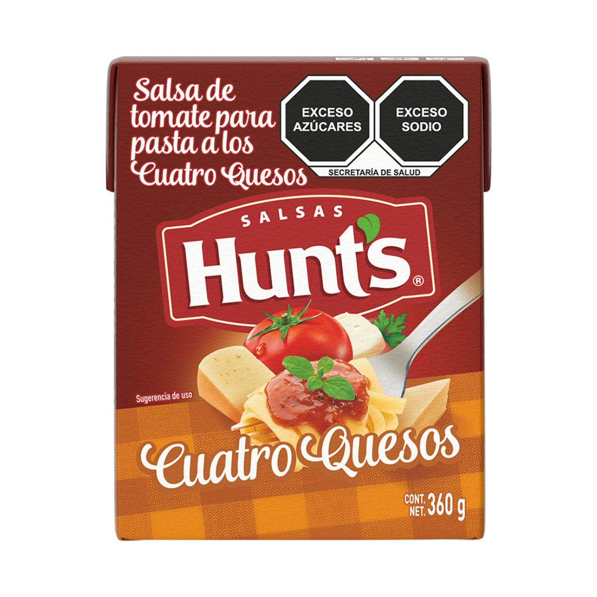 SALSA PARA PASTA HUNT´S CUATRO QUESOS 360 GR
