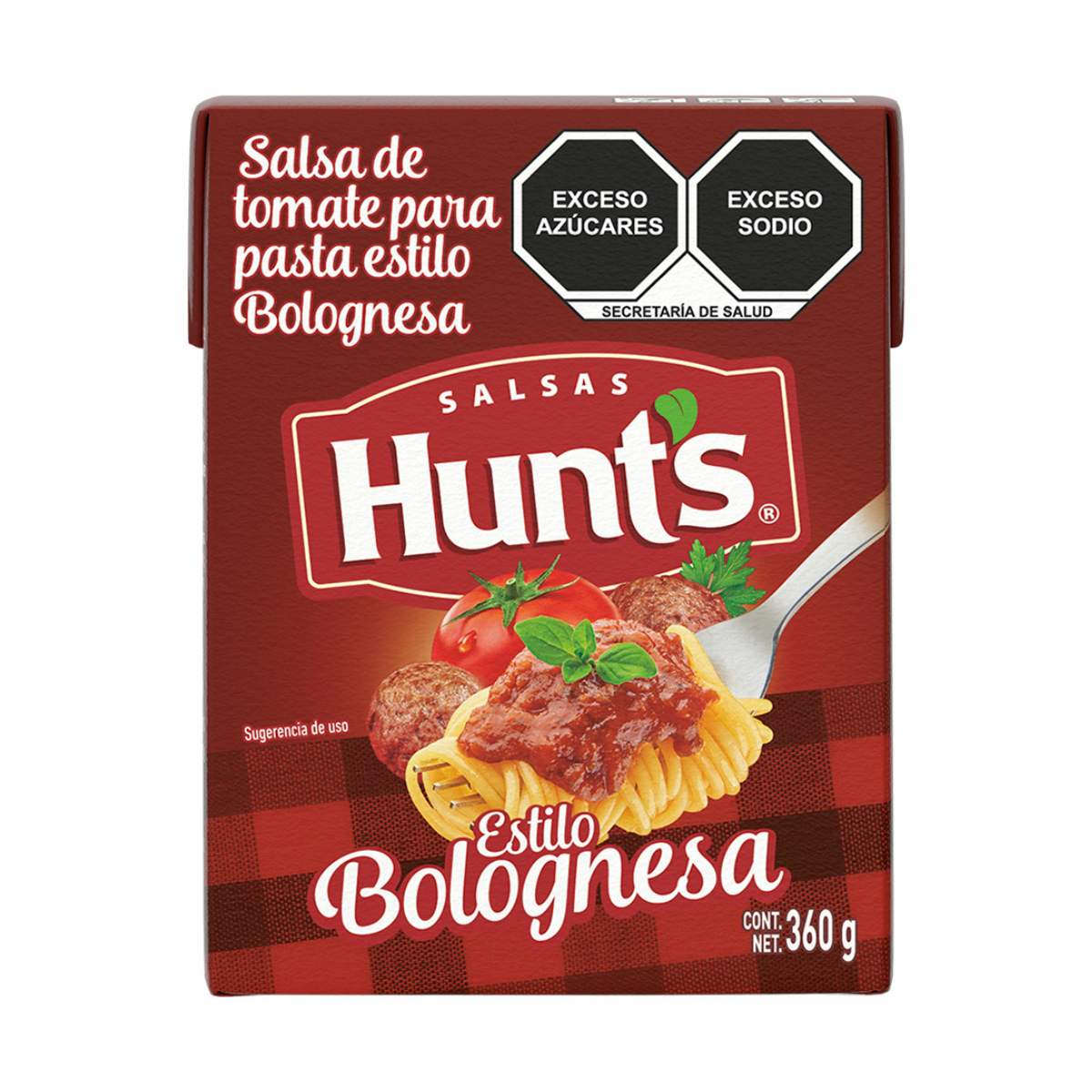 SALA PARA PASTA HUNT´S BOLOGNESA 360 GR