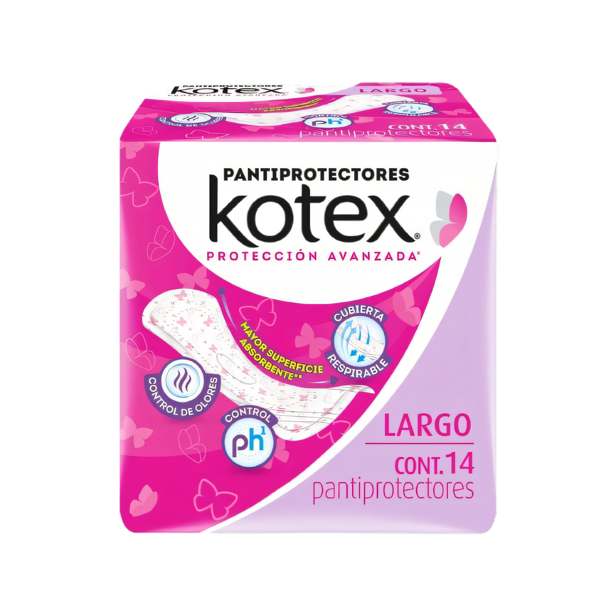 PANTIPROTECTORES KOTEX LARGOS C/14