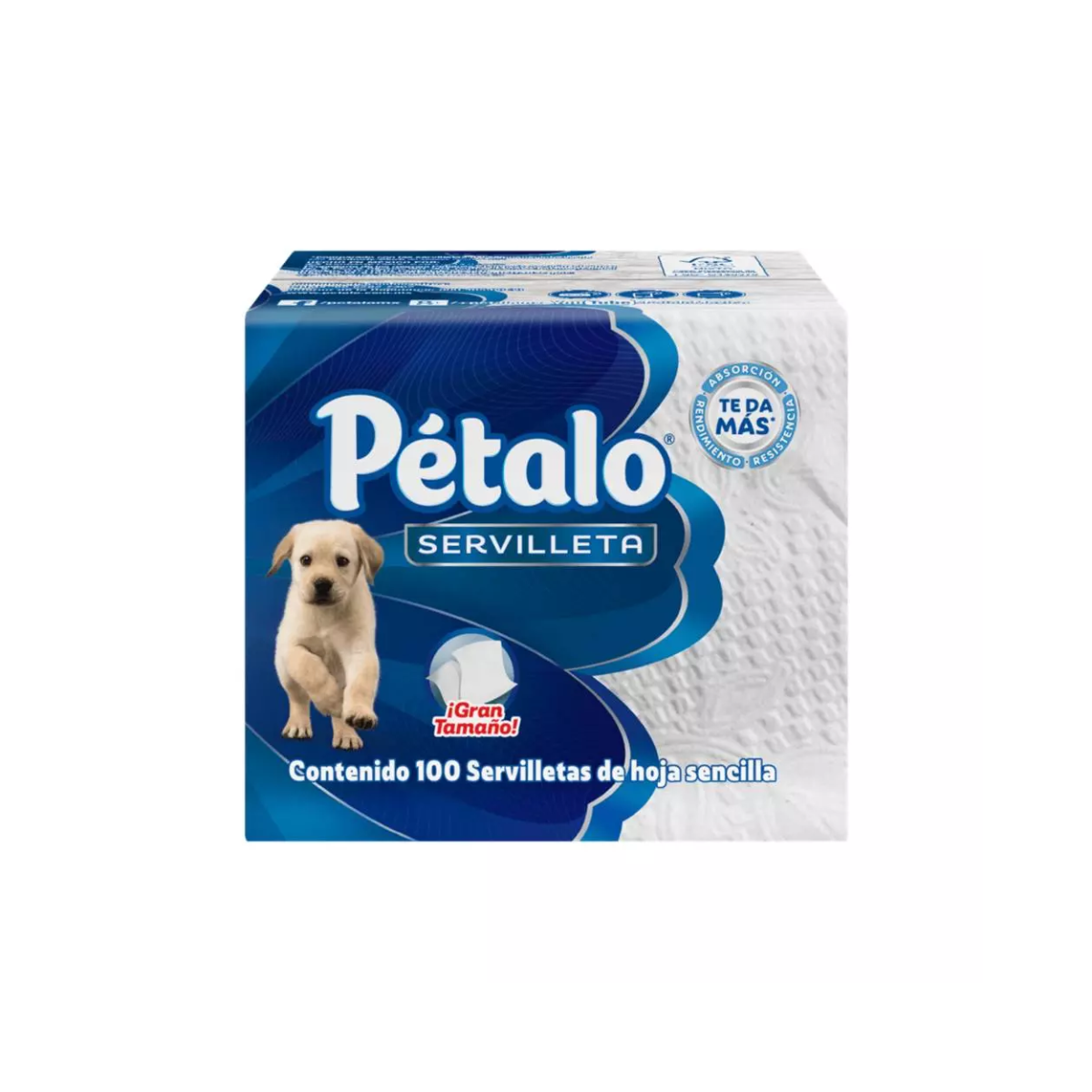 SERVILLETA PÉTALO HOJA SENCILLA C/100 