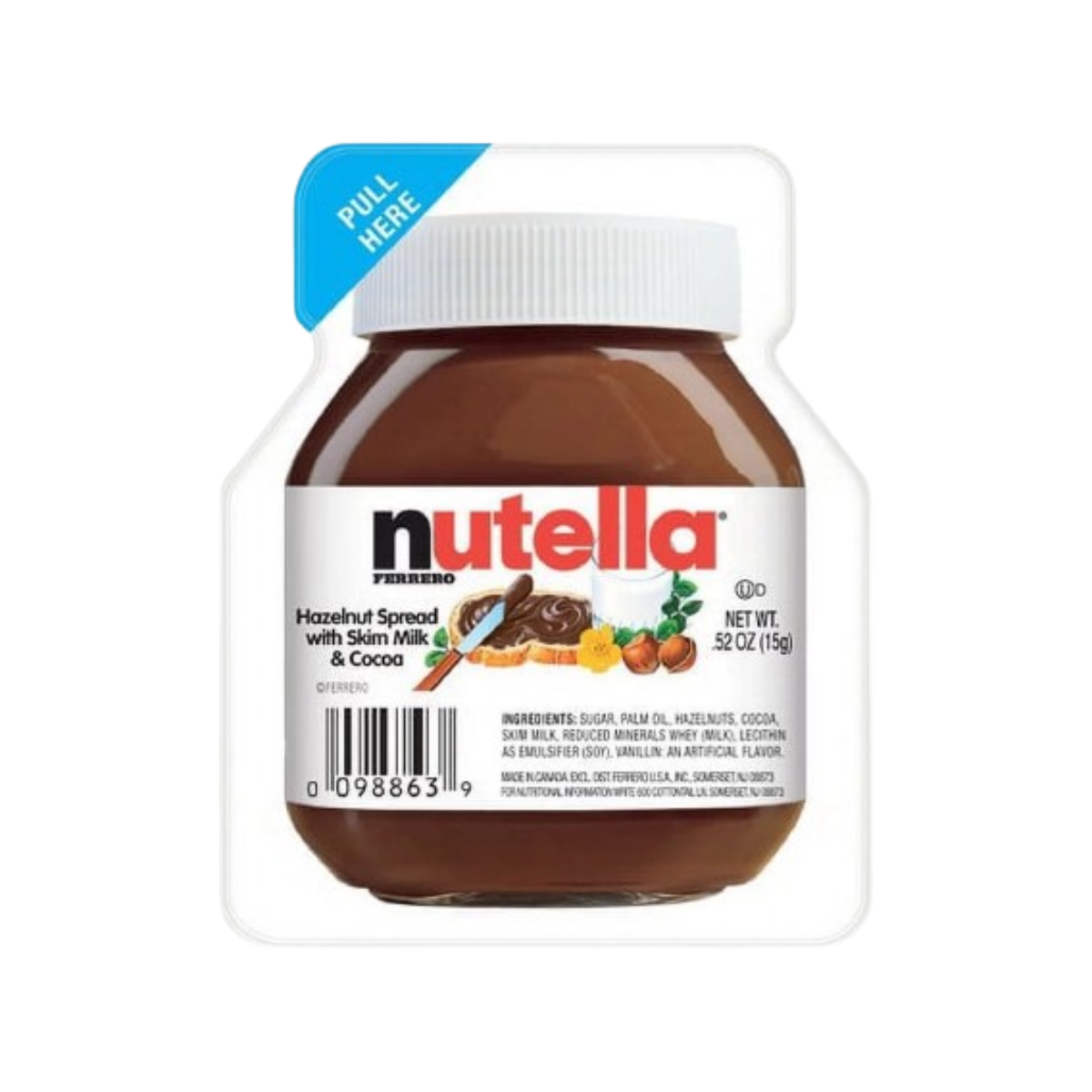CREMA DE AVELLANAS NUTELLA 15 GR