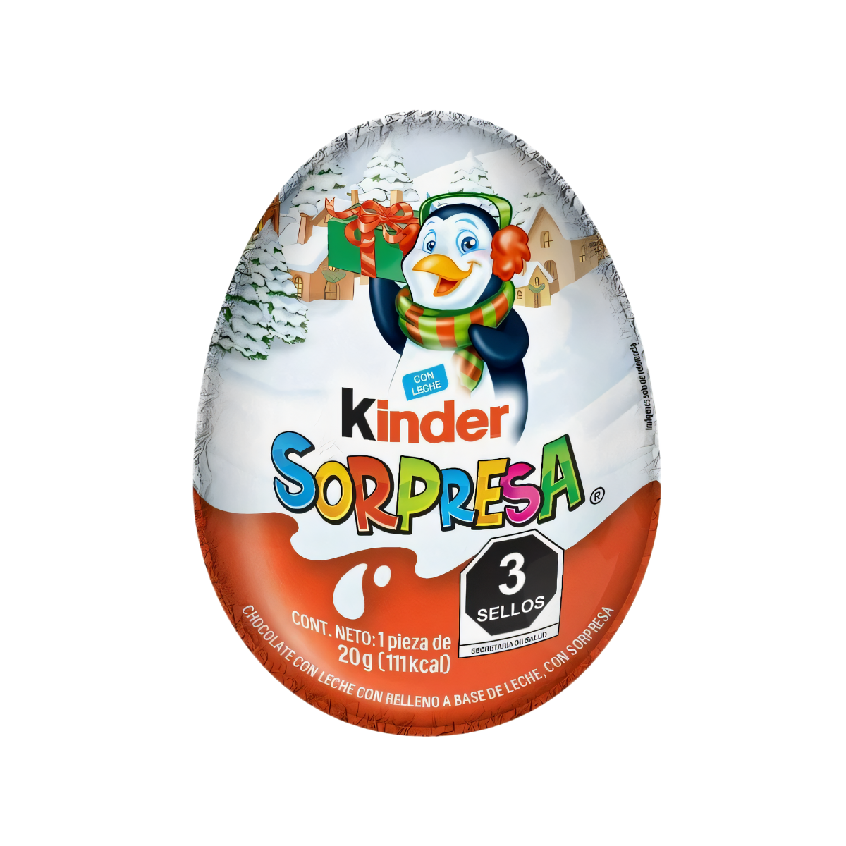 CHOCOLATE KINDER SORPRESA NAVIDAD 20 GR