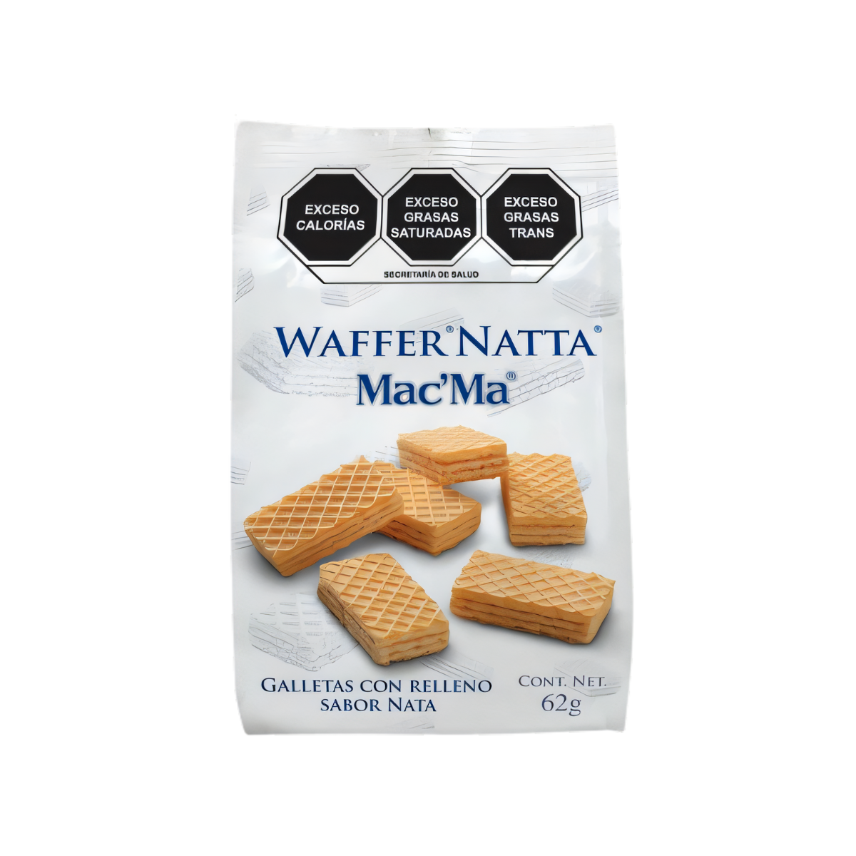 WAFFER NATTA MAC´MA C/5 62 GR