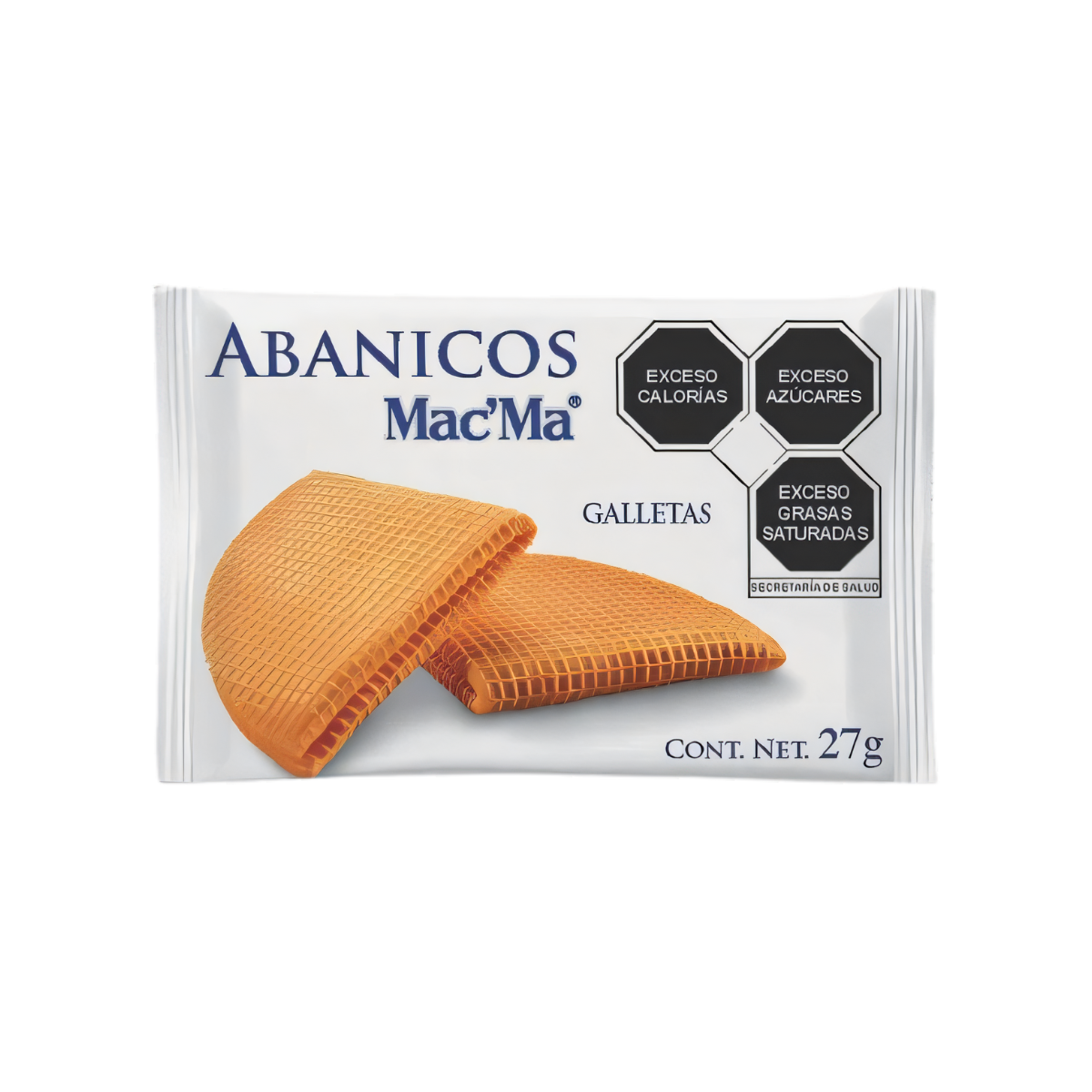 GALLETA MAC´MA ABANICOS C/12 27 GR