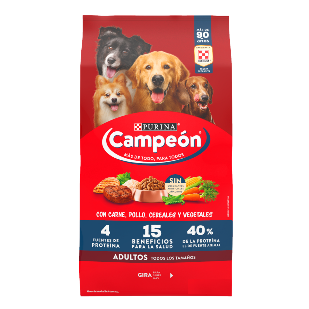 ALIMENTO PARA PERRO CAMPEON ADULTO SECO 25 KG