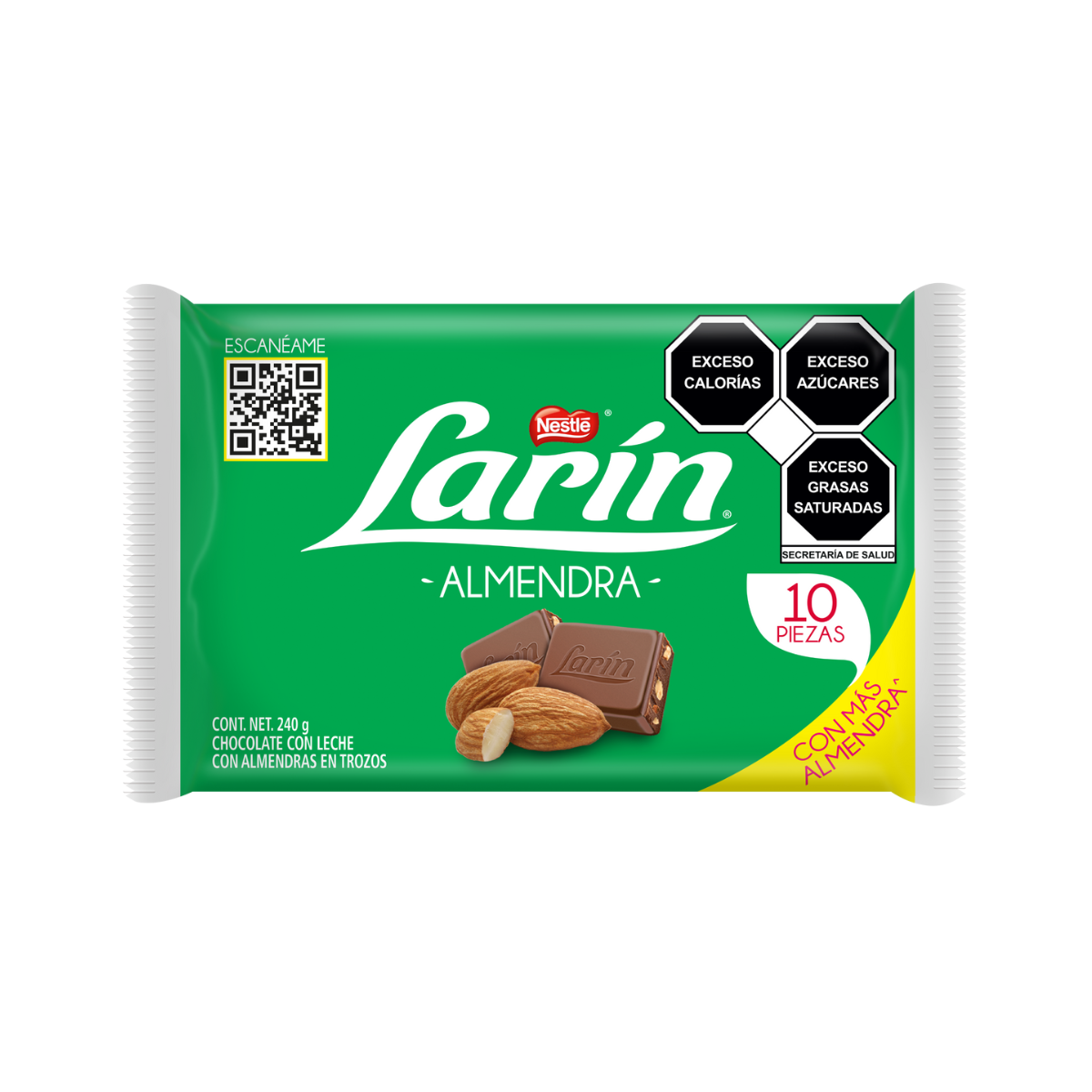 CHOCOLATE LARIN ALMENDRA 24 GR