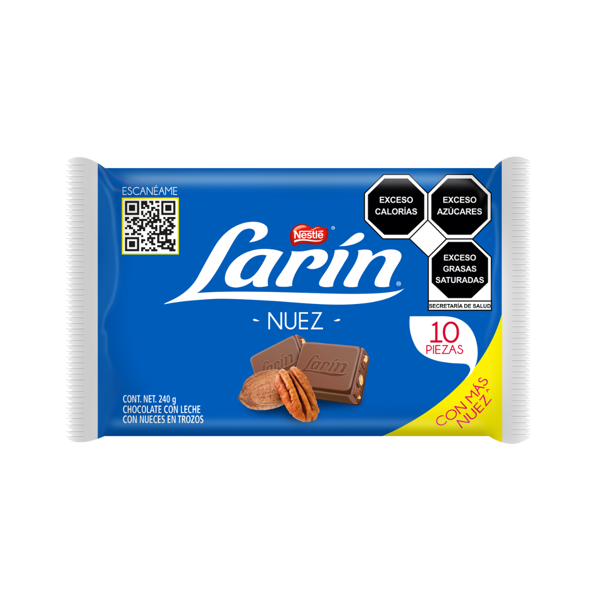 CHOCOLATE LARIN NUEZ 24 GR