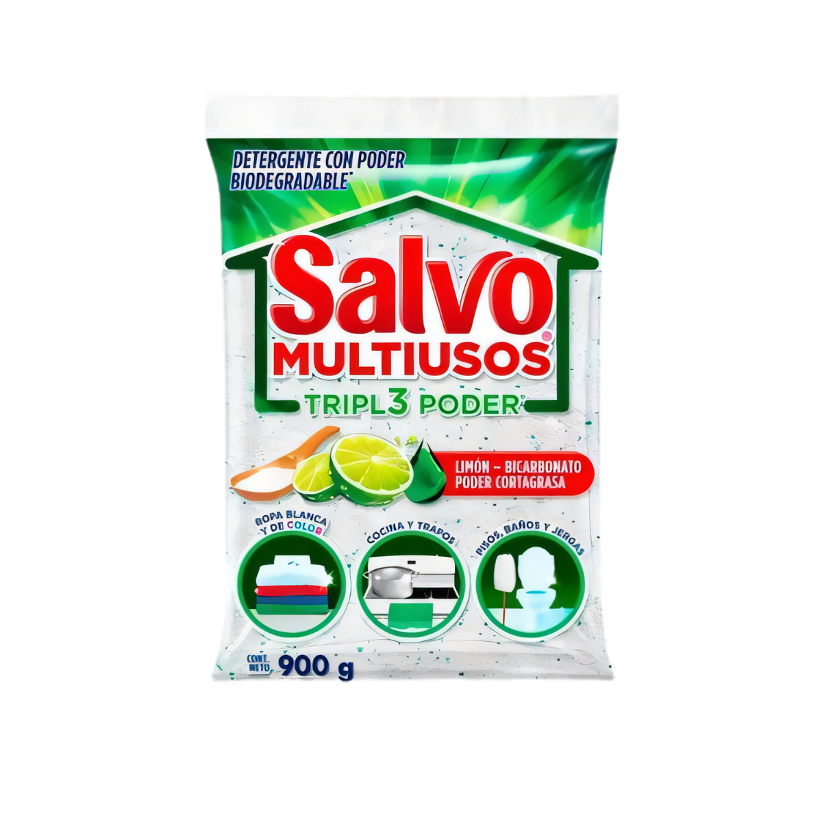 DETERGENTE SALVO MULTIUSOS 900 GR