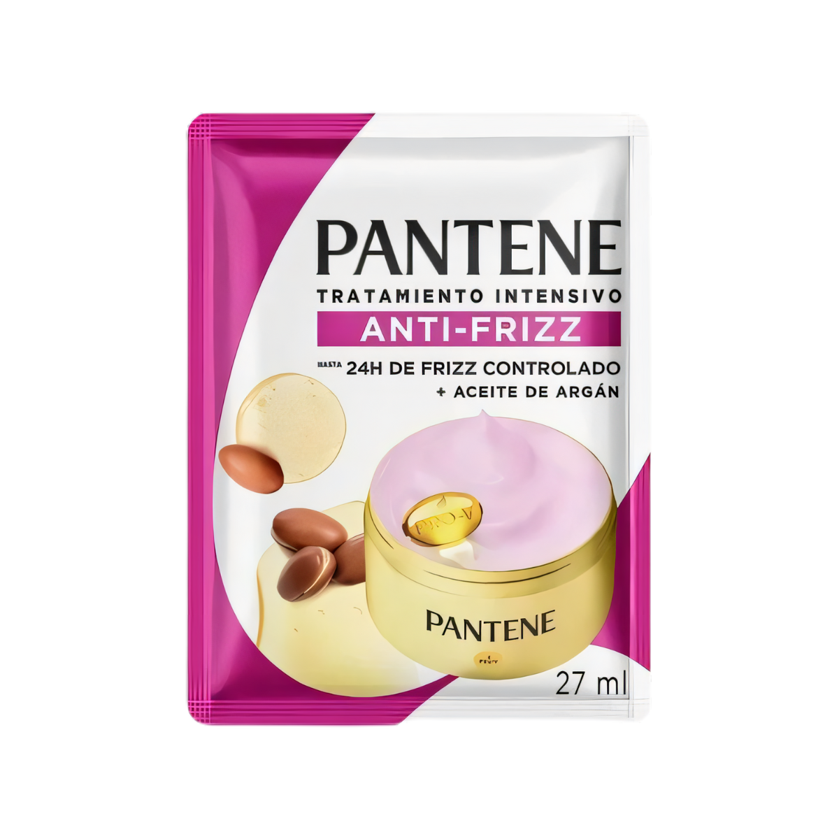 TRATAMIENTO PANTENE ANTI FRIZZ CON ARGAN C/8 27 ML