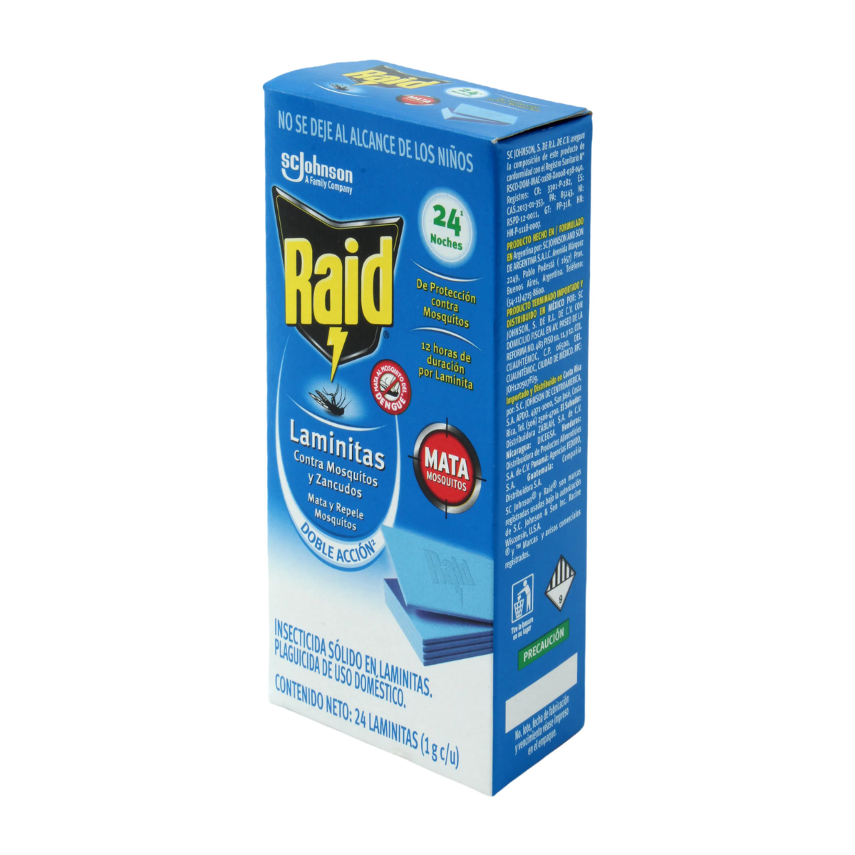 REPELENTE RAID LAMINITAS REPUESTO C/24